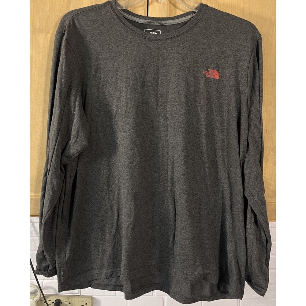 The North Face Long Sleeve T Shirt Size XL Gray
